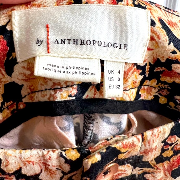 Anthropolgie satin joggers, size 4 - Picture 4 of 4